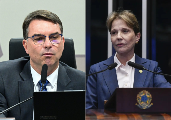 Flávio Bolsonaro diz que Tereza Cristina é ‘sonho de consumo’ para vice