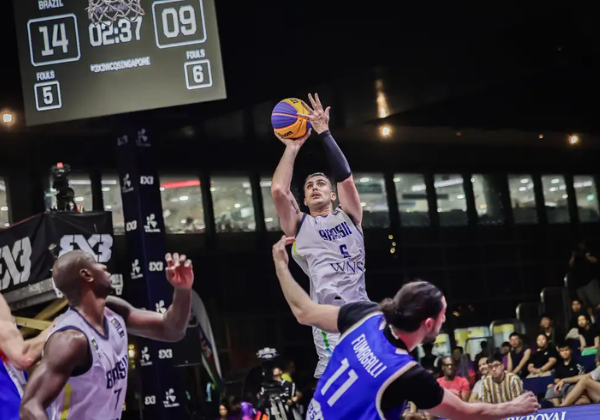 Seleção masculina se classifica para Copa do Mundo de basquete 3x3