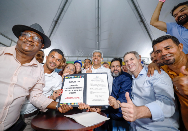 Governador autoriza pavimentação de trecho da BA-001 em Jaguaripe