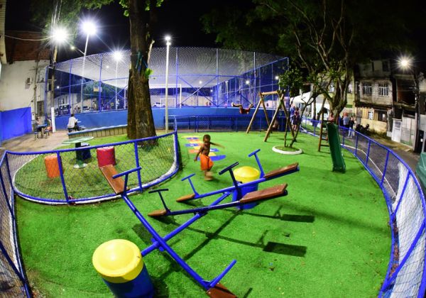 Prefeitura entrega nova praça com quadra e parque infantil em Boa Vista de São Caetano