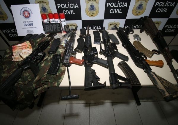 Polícia retira 7.633 armas de circulação e apreende e 138 fuzis em 2025, diz SSP-BA