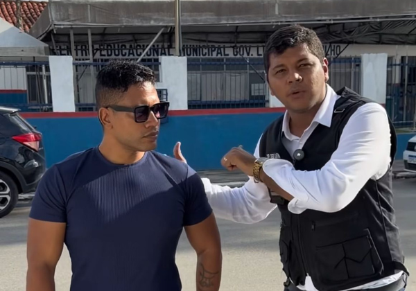 Diego Castro denuncia perseguição política em escola de Santo Amaro após fiscalização