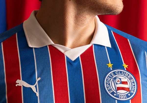 Bahia lança nova camisa 2 para 2026 com homenagem à torcida