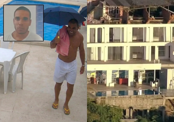 Mansão de Dada no RJ tinha suíte presidencial, 8 quartos, piscina e passagem secreta