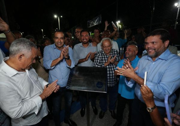 Prefeitura entrega praça requalificada no Cabula com quadra, parque infantil e área de lazer