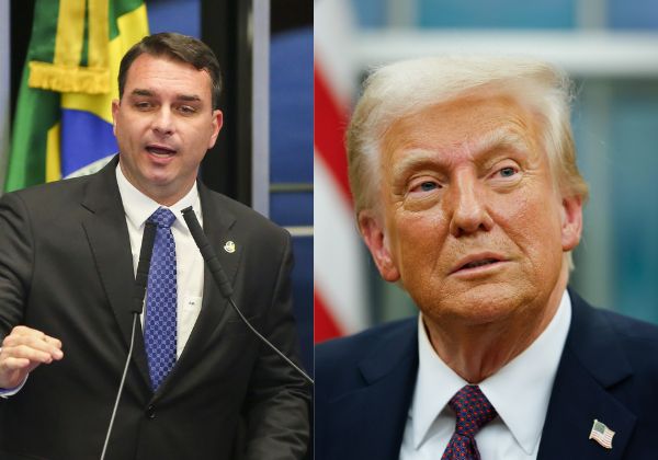 Aliados veem agendas de Trump como trunfo indireto para Flávio Bolsonaro 