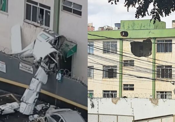 Avião de pequeno porte cai em área residencial de BH e deixa dois mortos