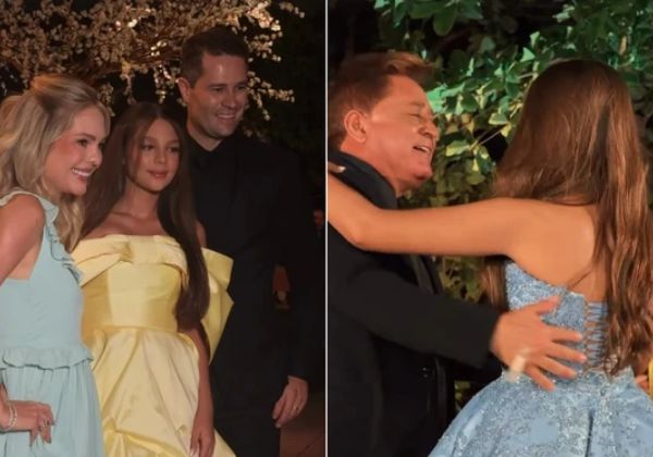 Luxo, valsa e clima de conto de época: os detalhes da festa de 15 anos da neta de Leonardo  