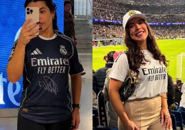 Influenciadora diz ter sido enganada ao comprar camisa ‘autografada’ por Vini Jr. 