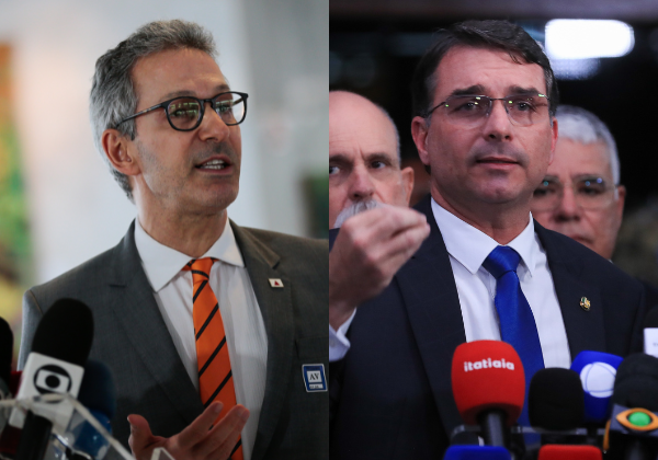 Romeu Zema diz ter convidado Flávio Bolsonaro para ser vice em chapa presidencial