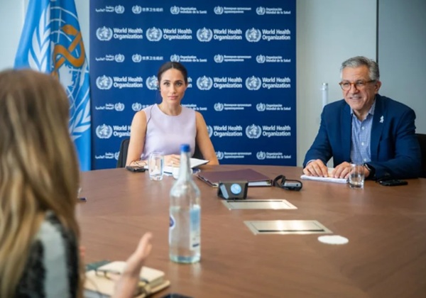 Ministro da Saúde se reúne com Meghan Markle