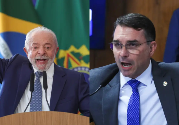 AtlasIntel: Lula tem 47,5%, e Flávio Bolsonaro, 41,8%, após divulgação de conversas com Vorcaro