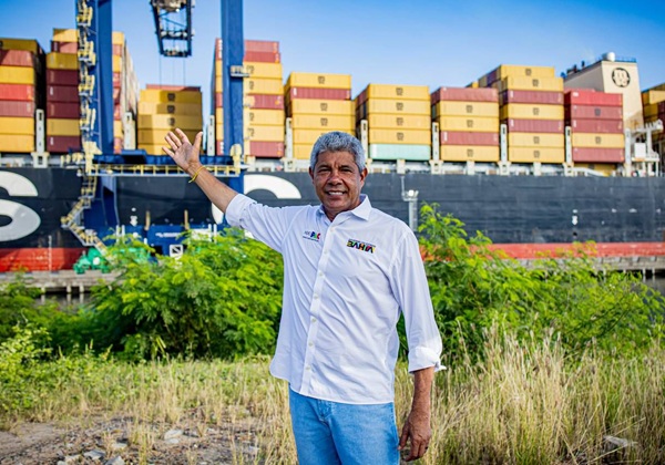 Bahia recebe navio com mais de 800 toneladas de materiais para início das obras da Ponte Salvador–Itaparica