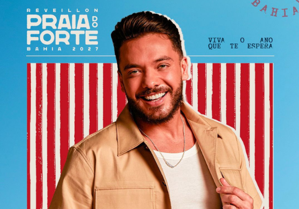Réveillon Praia do Forte anuncia Wesley Safadão como primeira atração da edição de 2027