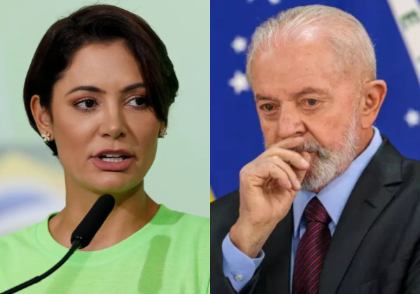 Datafolha: Michelle Bolsonaro aparece com 43% e Lula com 48% em eventual segundo turno