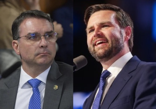 Entorno de Flávio admite encontro com JD Vance em vez de Trump