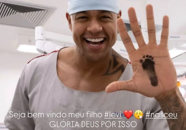 Nasce Levi, filho de Léo Santana e Lore Improta nesta terça-feira (26) 