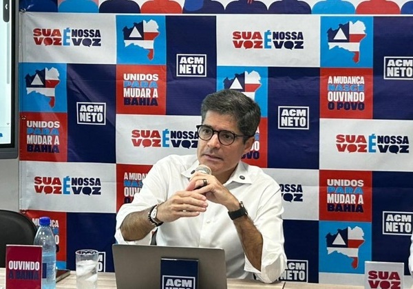 ACM Neto diz que pretende ‘alcançar’ 417 municípios da Bahia com programa eleitoral