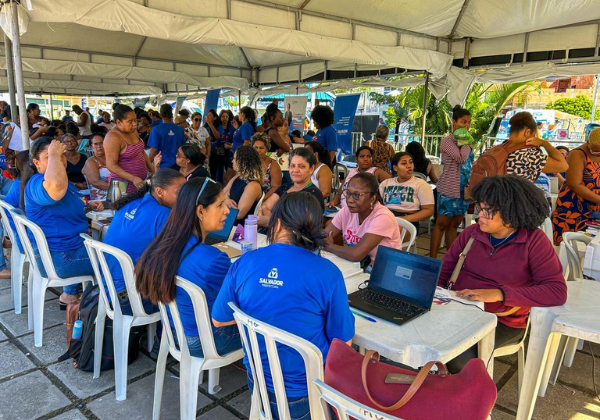 Viver Salvador nos Bairros chega a Sussuarana após mais de 1,5 mil atendimentos em estreia