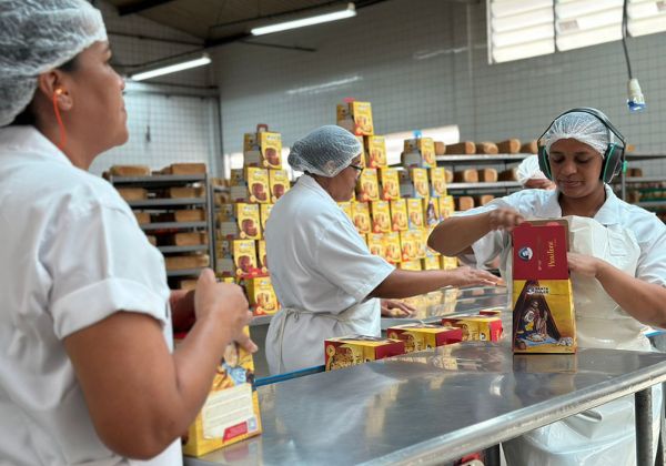 Obras Sociais Irmã Dulce abre 65 vagas temporárias para produção de panetones em Salvador