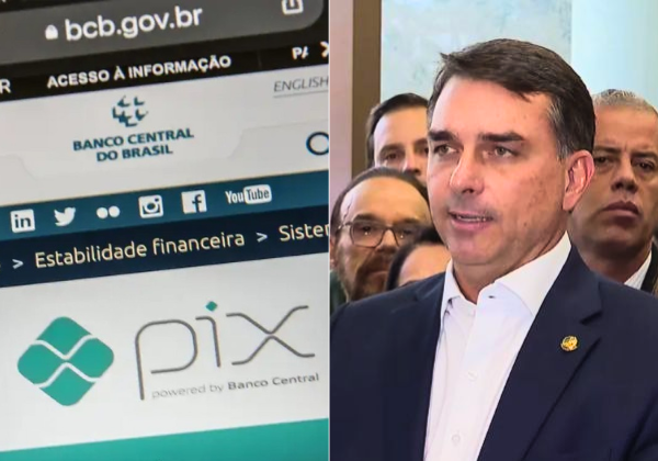 “Não está sofrendo ameaça”, afirma Flávio Bolsonaro sobre Pix
