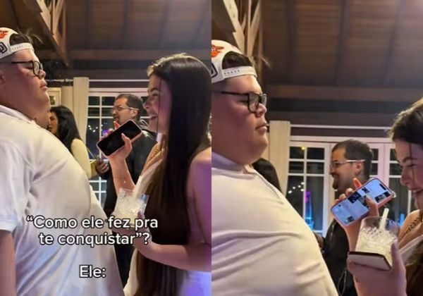 Gordão da XJ brinca sobre conquista da noiva e vídeo viraliza nas redes 