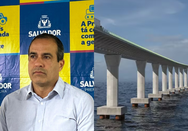 Bruno Reis cobra documentação da Ponte Salvador-Itaparica: ‘Não tem projeto entregue na prefeitura’