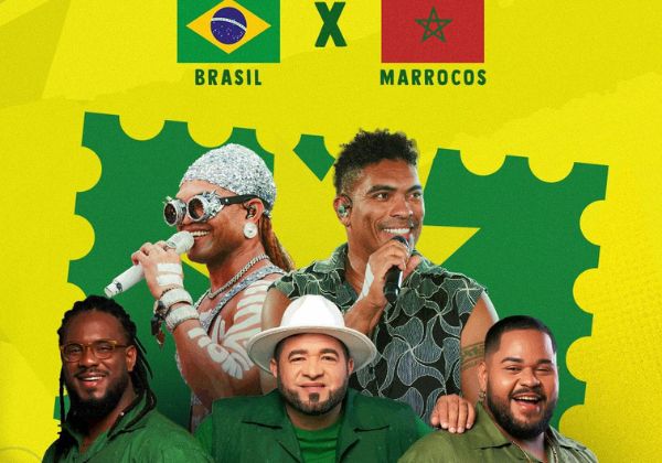 Arena Brasil recebe Timbalada e Filhos de Jorge no primeiro jogo da Seleção Brasileira