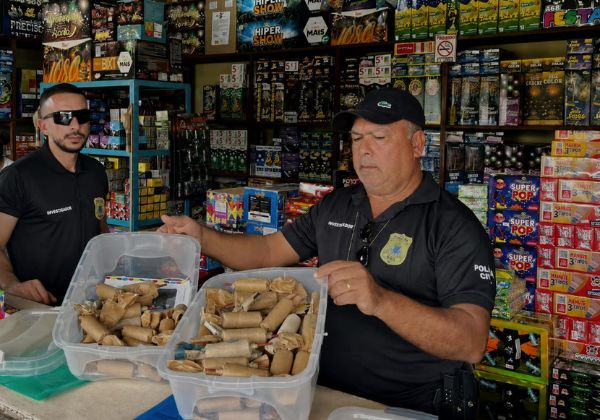 Cerca de 24 mil fogos de artifício irregulares são apreendidos em estabelecimento comercial na Bahia