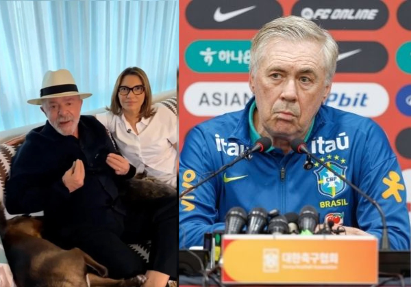 Lula manda recado a Ancelotti e diz que Brasil vai à Copa para ser campeão