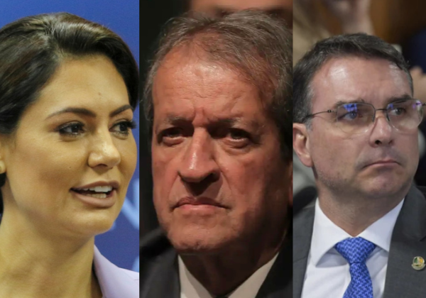 Valdemar aposta em participação de Michelle na campanha de Flávio Bolsonaro, diz site