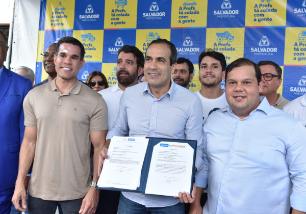 Bruno Reis autoriza obras de quase R$ 20 milhões em Itapuã e anuncia requalificação da Dorival Caymmi