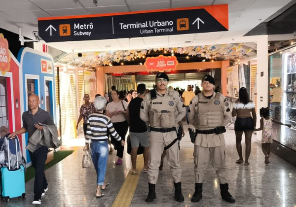 PM reforça segurança na nova rodoviária durante o São João