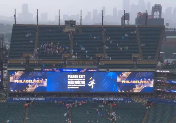 Alerta de tempestade suspende partida entre França e Iraque na Copa do Mundo