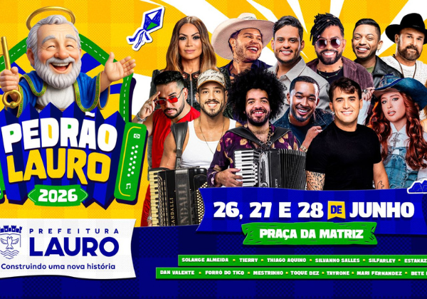 São Pedro de Lauro de Freitas acontece neste final de semana com shows de Thiago Aquino, Mari Fernandez e Toque Dez