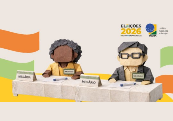TRE-BA abre cadastro para mesários voluntários nas eleições de 2026
