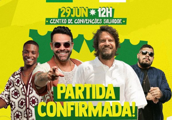 Saulo Fernandes, Alexandre Peixe, Uel e DJ Guiga comandam programação da Arena Brasil no jogo entre Brasil e Japão