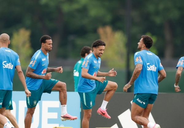 Seleção Brasileira conclui preparação para enfrentar Japão e Ancelotti deve repetir escalação para duelo