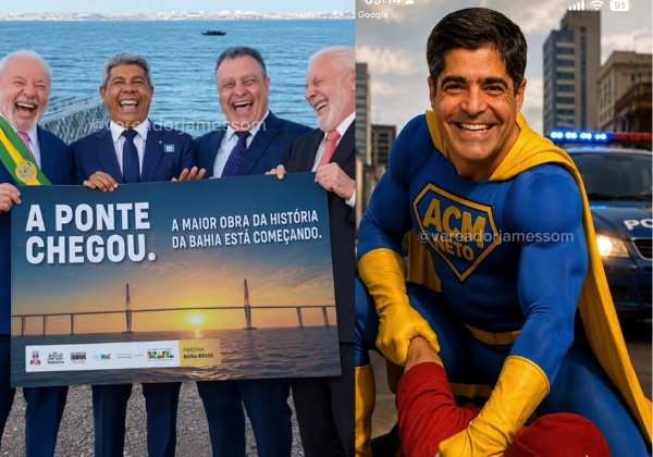 Justiça Eleitoral determina remoção de vídeo com IA que associa petistas a crimes e exalta ACM Neto