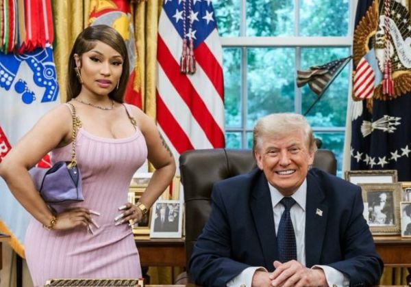 Trump chama Nicki Minaj de 'gostosa' e 'sexy' durante evento na Casa Branca