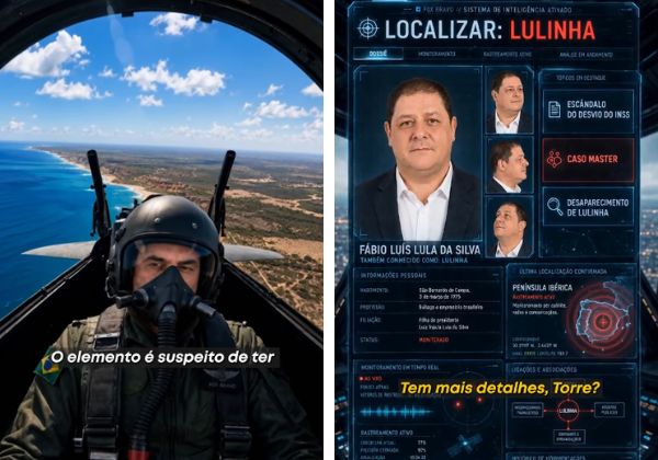 Flávio Bolsonaro publica novo vídeo com IA e mira filho do presidente Lula