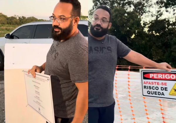 Deputado retira placa da Rodovia Gabriela e acusa Jerônimo de promover 'inauguração fake'