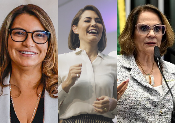 Janja diz prestar 'total solidariedade' a Michelle e Damares por ofensas machistas