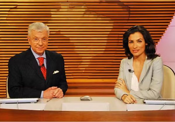Renata Vasconcellos presta homenagem a Renato Machado e relembra parceria no jornalismo 