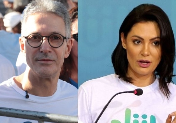 Zema cita Michelle como opção para vice, mas ex-primeira-dama descarta possibilidade