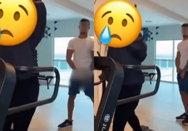 Mulher flagra homem se masturbando enquanto treinava em academia de condomínio na Bahia; assista