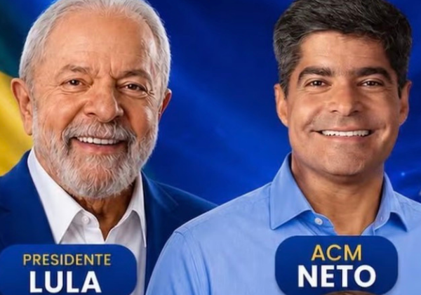 Justiça manda derrubar santinho digital que simulava falsa aliança entre ACM Neto e Lula