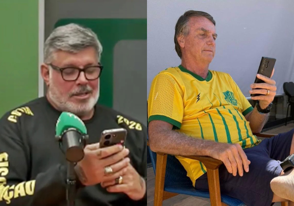 Voz semelhante à de Bolsonaro atende ligação de Alexandre Frota durante podcast ao vivo