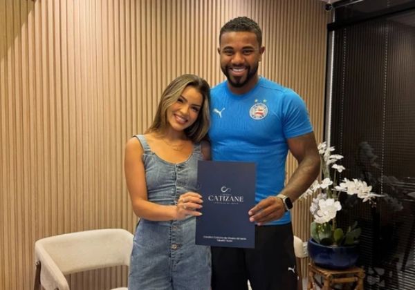 Davi Brito e Emily Araújo oficializam casamento no civil e anunciam festa: ‘Primeiro passo da nossa história’ 