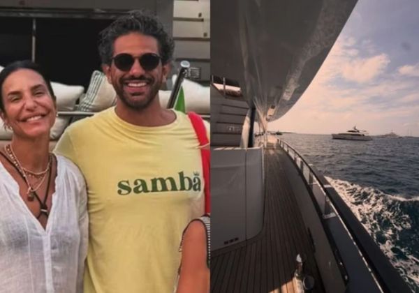 Ivete Sangalo curte férias na França ao lado do namorado e da família